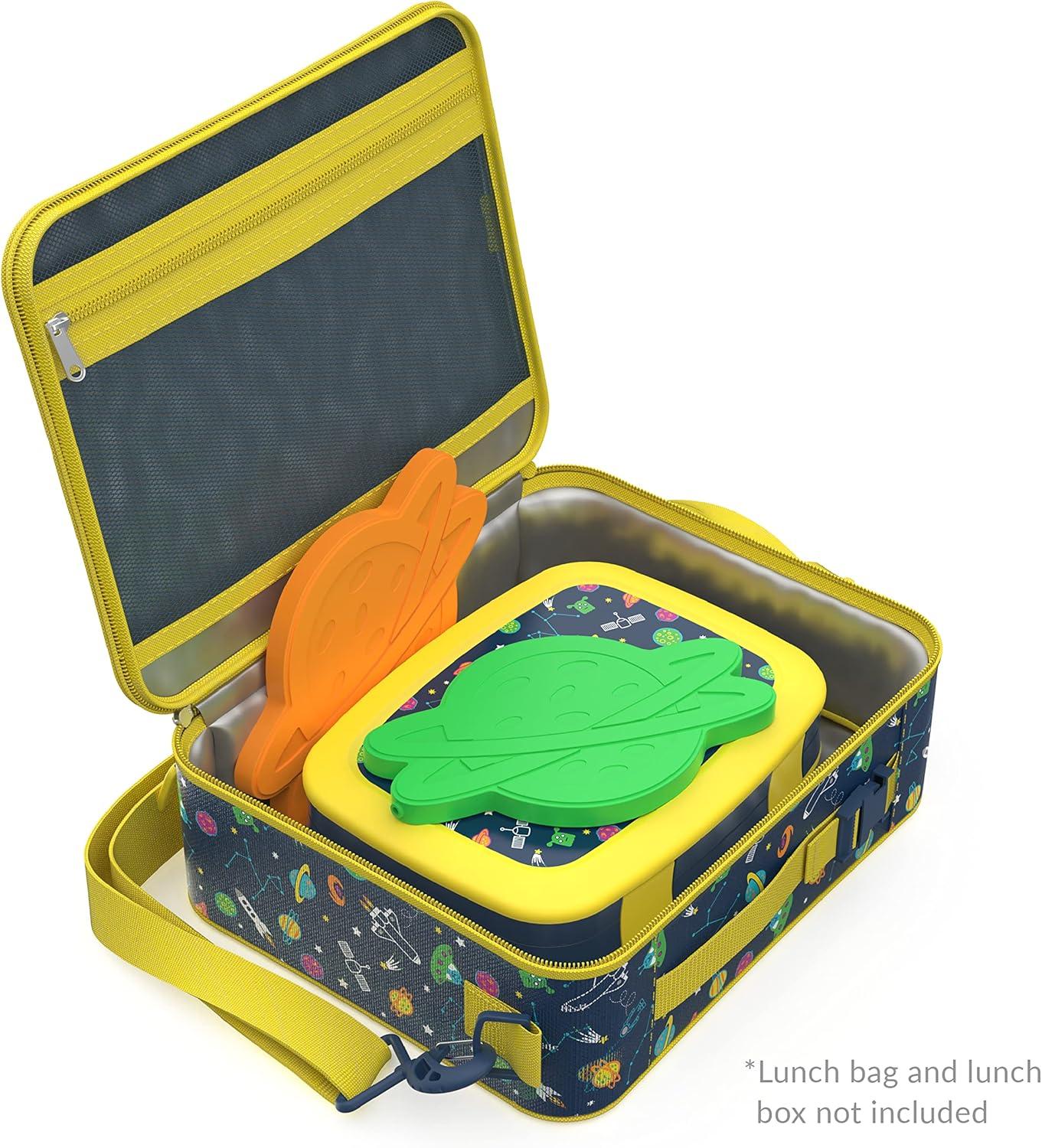 imageBentgo Buddies Reusable Ice Packs  Slim for Lunch Boxes Bags and Coolers Multicolored 4Pack UnicornPlanet