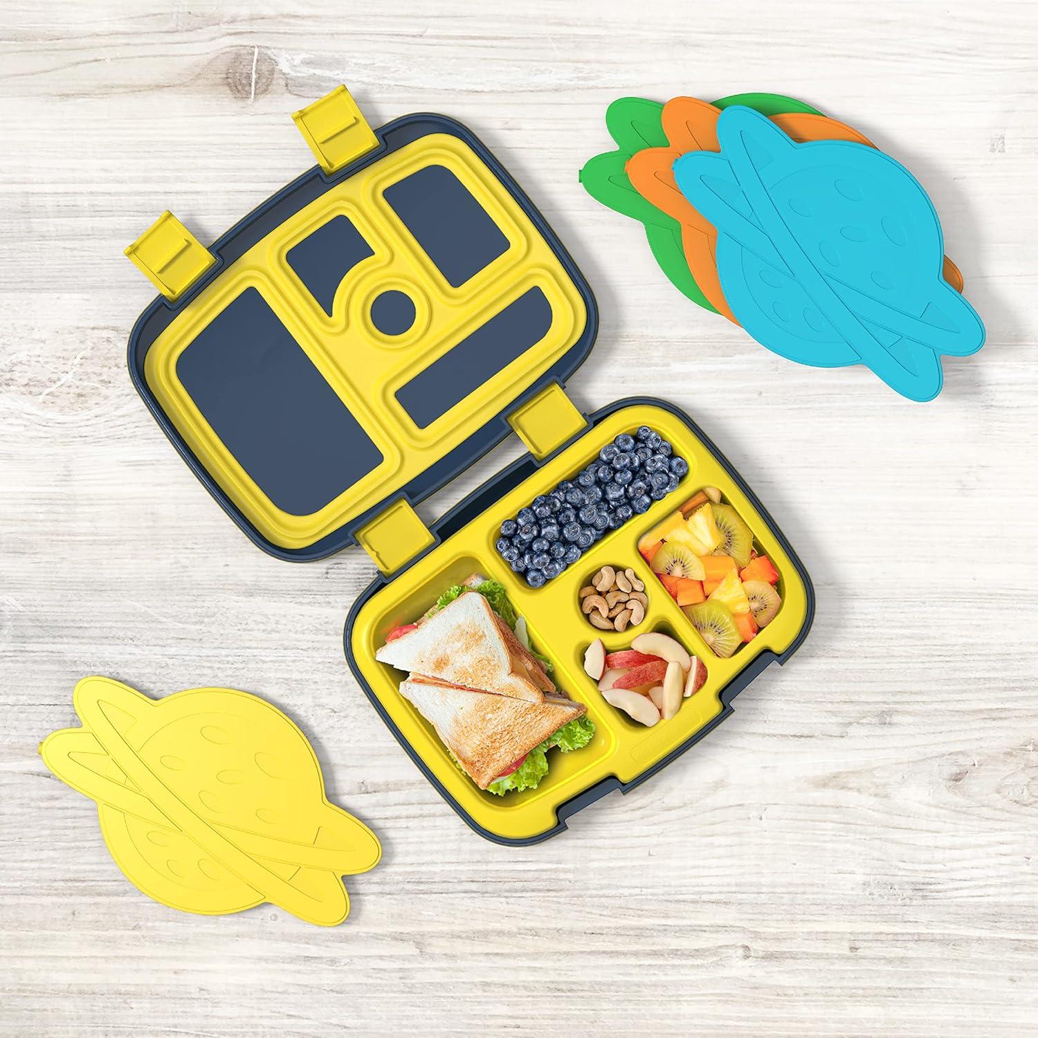 imageBentgo Buddies Reusable Ice Packs  Slim for Lunch Boxes Bags and Coolers Multicolored 4Pack UnicornPlanet