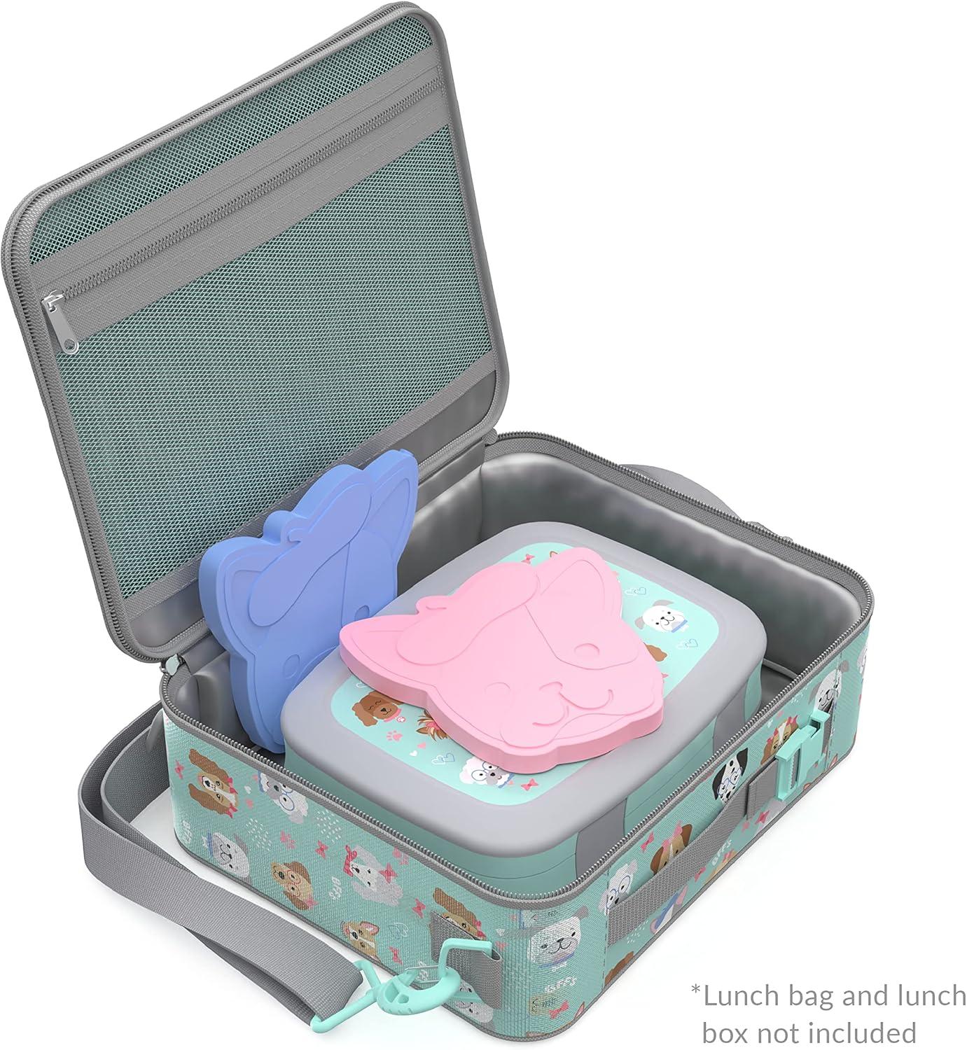 imageBentgo Buddies Reusable Ice Packs  Slim for Lunch Boxes Bags and Coolers Multicolored 4Pack UnicornPuppy