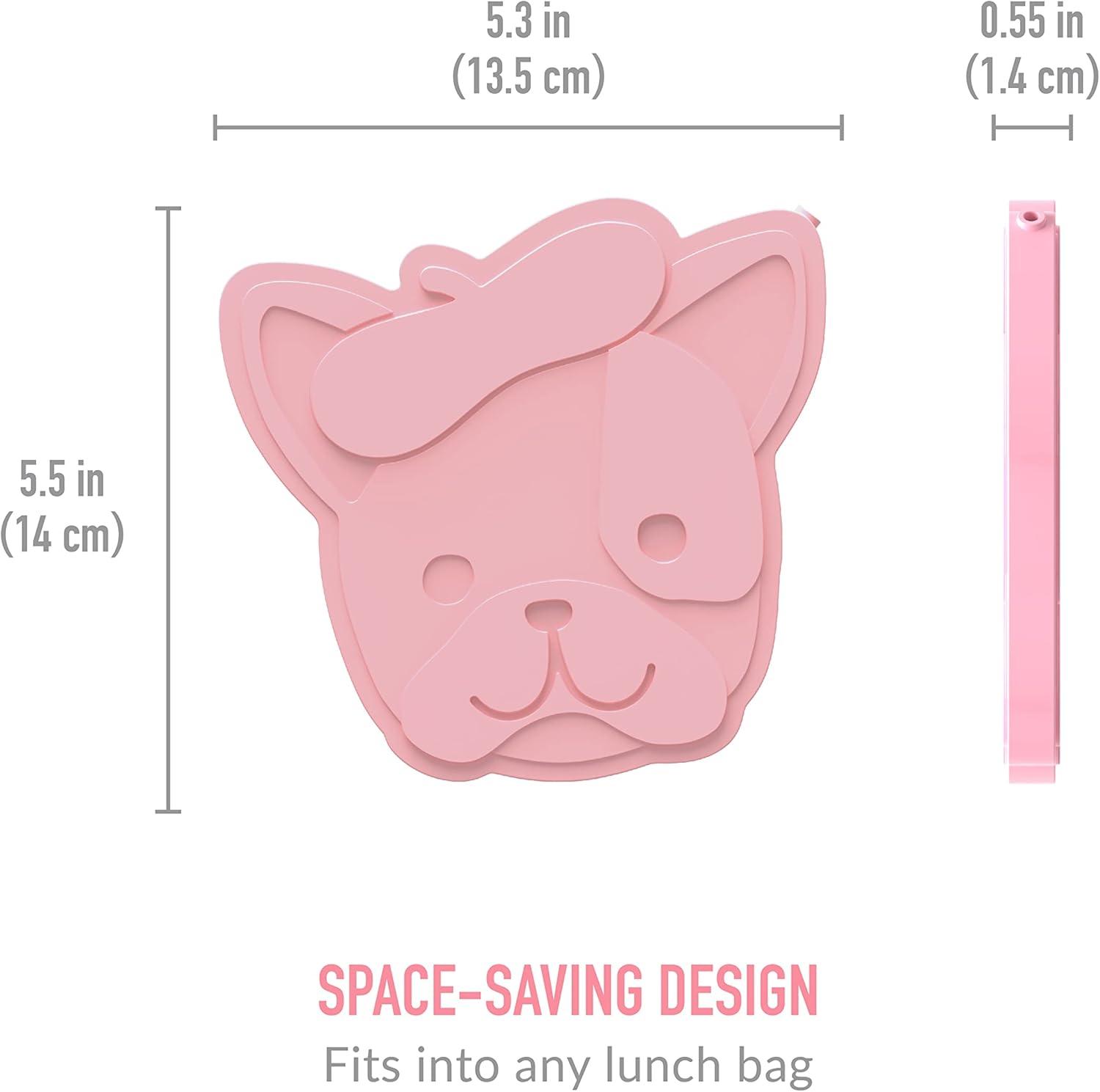 imageBentgo Buddies Reusable Ice Packs  Slim for Lunch Boxes Bags and Coolers Multicolored 4Pack UnicornPuppy