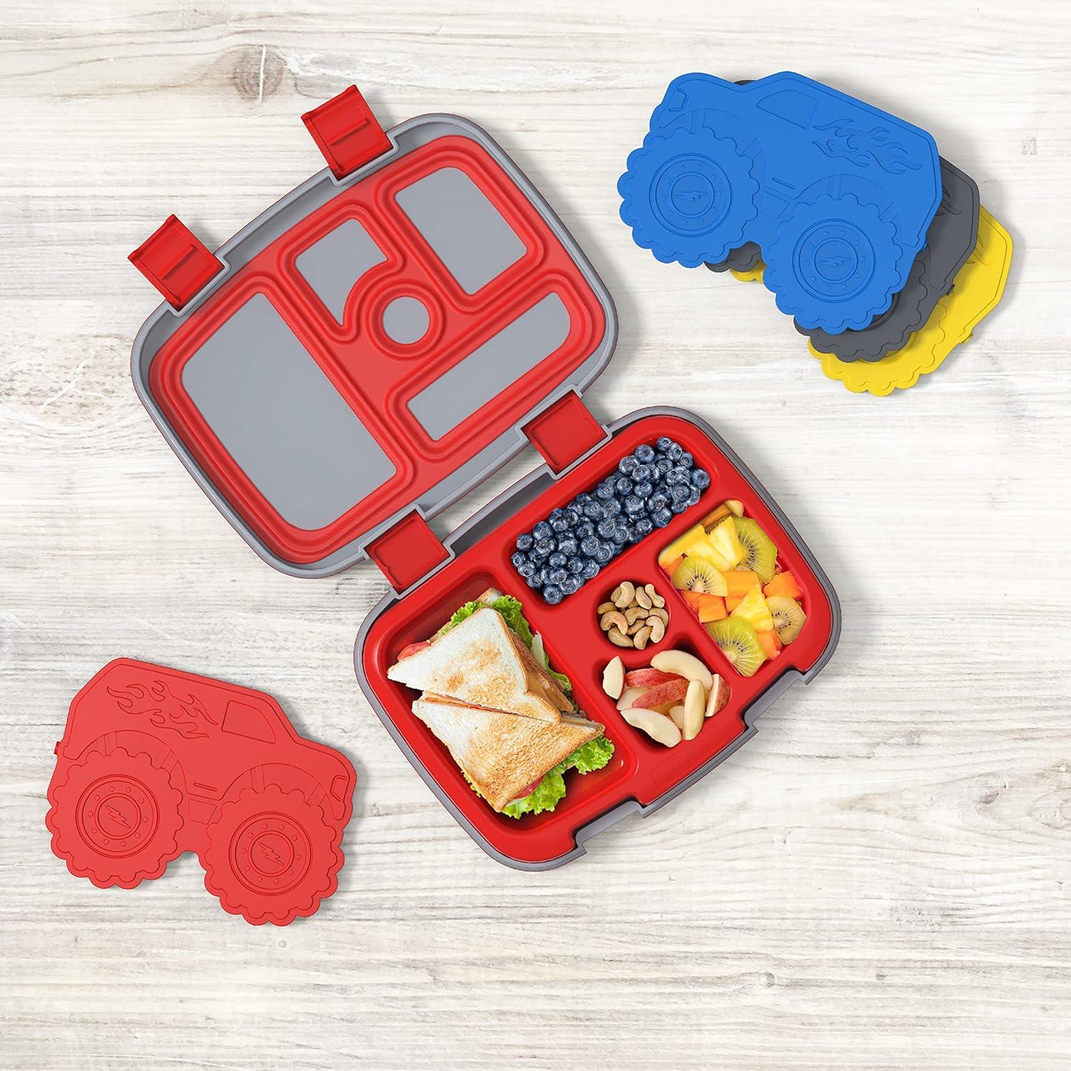 imageBentgo Buddies Reusable Ice Packs  Slim for Lunch Boxes Bags and Coolers Multicolored 4Pack UnicornTruck