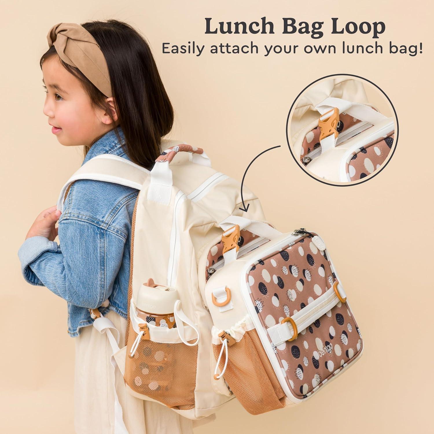 imageBentgo Kids Backpack Whimsy ampamp Wonder Collection  Lightweight 14 for School Travel ampamp Daycare  Ideal for Kids 4 Durable ampamp WaterResistant Roomy Interior Loop for Lunch Bag Checker GradientSpots  Dots