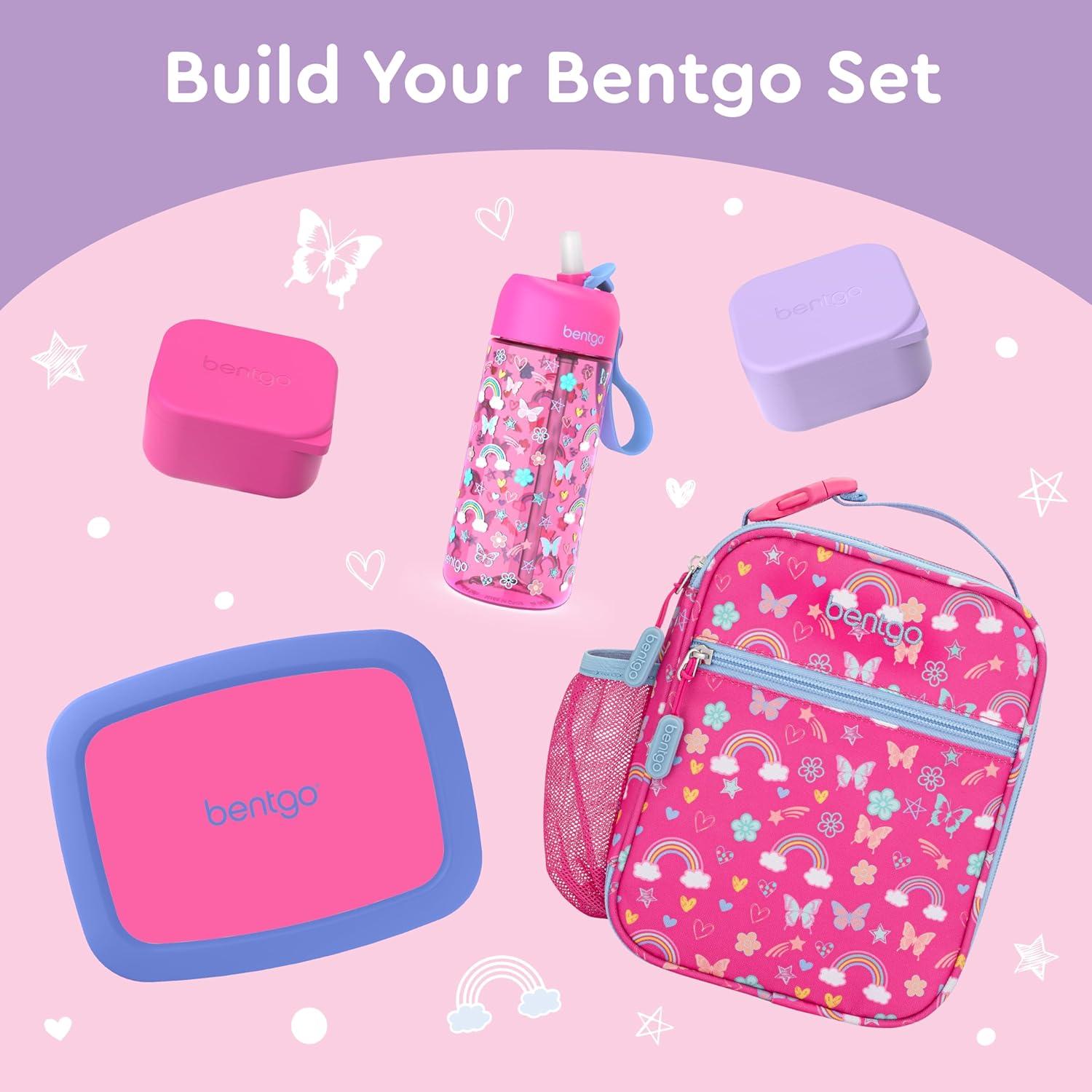 imageBentgo Sidekicks 2Pack Silicone Container Set  Dipping Sauce Cups for Condiments ampamp Small Snacks Reusable Durable ampamp LeakProof Liquid Storage Salad Dressing Container  26 oz Blue ampamp GreenLavender  Pink