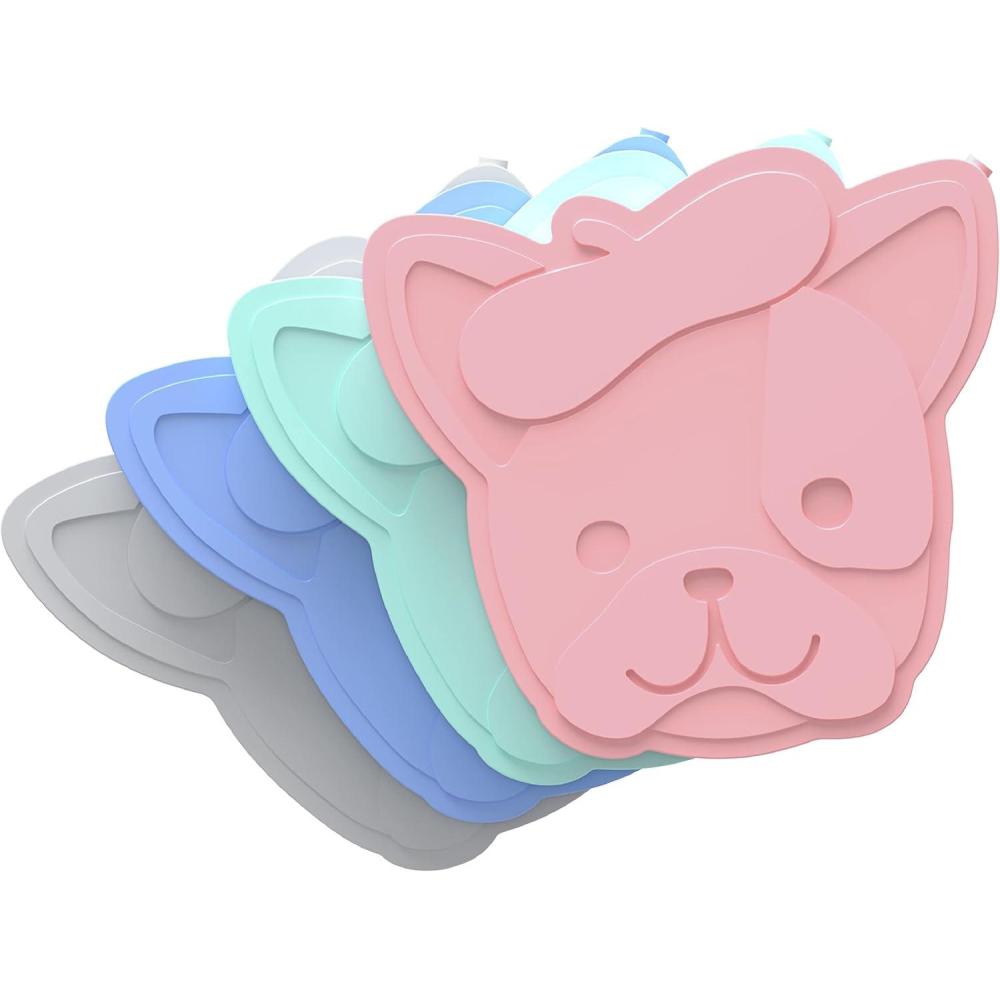 imageBentgo Buddies Reusable Ice Packs  Slim for Lunch Boxes Bags and Coolers Multicolored 4Pack UnicornPuppy