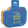 imageBentgo Buddies Reusable Ice Packs  Slim for Lunch Boxes Bags and Coolers Multicolored 4Pack UnicornTruck