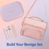imageBentgo Chill Max LeakProof XL Lunch Box  Included Ice Pack Keeps Food Cold 5Cup Capacity for Ages 8 3 or 4 Compartment Bento Box BPAFree Dishwasher Safe Pink Cloud ampamp BlushLavender  Peach Blossom