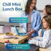 imageBentgo Chill Mini LeakProof Lunch Box  BuiltIn Ice Pack Keeps Food Cold 27Cup Capacity for Snacks or a Sandwich 3 or 4 Compartments PFAS ampamp BPAFree Ideal for Adults ampamp Kids 3 Crisp GraysLilac Mist