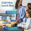imageBentgo Chill Mini LeakProof Lunch Box  BuiltIn Ice Pack Keeps Food Cold 27Cup Capacity for Snacks or a Sandwich 3 or 4 Compartments PFAS ampamp BPAFree Ideal for Adults ampamp Kids 3 Crisp GraysTide Blues