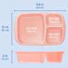 imageBentgo Easyboxes  Original Stackable Lunch Boxes  Reusable 3Compartment Food Containers for Kids and Adults  Bento Lunch Box for Meal Prep School ampamp Work  BPA Free Set of 4 ClassicPastels
