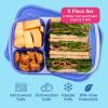 imageBentgo Easyboxes  Original Stackable Lunch Boxes  Reusable 3Compartment Food Containers for Kids and Adults  Bento Lunch Box for Meal Prep School ampamp Work  BPA Free Set of 4 ClassicJewel Brights