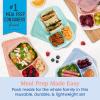 imageBentgo Easyboxes  Original Stackable Lunch Boxes  Reusable 3Compartment Food Containers for Kids and Adults  Bento Lunch Box for Meal Prep School ampamp Work  BPA Free Set of 4 ClassicPastels