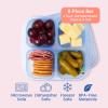 imageBentgo Easyboxes 4Compartment Snack Containers  8Piece Set with 4 Trays ampamp 4 CustomFit Lids to Seal in Freshness  Reusable Food Storage ampamp Meal Prep Bento BPAFree Containers Jewel BrightsPastels