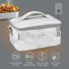 imageBentgo Heat  Electric Lunch Bag ampamp Food Warmer for Reheating Meals in Car at Work ampamp More  Heated Lunch Box Warmer for Adults Students ampamp Shift Workers 12V24V Auto ampamp 120V Wall Cords SandWhite Marble