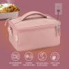 imageBentgo Heat  Electric Lunch Bag ampamp Food Warmer for Reheating Meals in Car at Work ampamp More  Heated Lunch Box Warmer for Adults Students ampamp Shift Workers 12V24V Auto ampamp 120V Wall Cords SandBlush