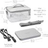 imageBentgo Heat  Electric Lunch Bag ampamp Food Warmer for Reheating Meals in Car at Work ampamp More  Heated Lunch Box Warmer for Adults Students ampamp Shift Workers 12V24V Auto ampamp 120V Wall Cords SandWhite Marble