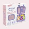 imageBentgo Kids 5Compartment LeakProof BentoStyle Lunch Box Whimsy ampamp Wonder Collection  Ideal for Ages 37 DropProof ampamp Durable Dishwasher Safe ampamp PFAS ampamp BPAFree Materials WavyCarousel Unicorns