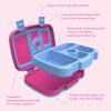 imageBentgo Kids 5Compartment LeakProof BentoStyle Lunch Box Whimsy ampamp Wonder Collection  Ideal for Ages 37 DropProof ampamp Durable Dishwasher Safe ampamp PFAS ampamp BPAFree Materials WavyRainbows and Butterflies