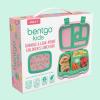 imageBentgo Kids 5Compartment LeakProof BentoStyle Lunch Box Whimsy ampamp Wonder Collection  Ideal for Ages 37 DropProof ampamp Durable Dishwasher Safe ampamp PFAS ampamp BPAFree Materials WavyTropical