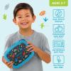 imageBentgo Kids 5Compartment LeakProof BentoStyle Lunch Box Whimsy ampamp Wonder Collection  Ideal for Ages 37 DropProof ampamp Durable Dishwasher Safe ampamp PFAS ampamp BPAFree Materials WavyDinosaur
