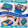 imageBentgo Kids 5Compartment LeakProof BentoStyle Lunch Box Whimsy ampamp Wonder Collection  Ideal for Ages 37 DropProof ampamp Durable Dishwasher Safe ampamp PFAS ampamp BPAFree Materials WavySharks
