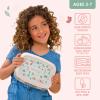 imageBentgo Kids 5Compartment LeakProof BentoStyle Lunch Box Whimsy ampamp Wonder Collection  Ideal for Ages 37 DropProof ampamp Durable Dishwasher Safe ampamp PFAS ampamp BPAFree Materials WavyNature Adventure