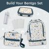 imageBentgo Kids 5Compartment LeakProof BentoStyle Lunch Box Whimsy ampamp Wonder Collection  Ideal for Ages 37 DropProof ampamp Durable Dishwasher Safe ampamp PFAS ampamp BPAFree Materials WavyFriendly Skies