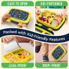 imageBentgo Kids 5Compartment LeakProof BentoStyle Lunch Box Whimsy ampamp Wonder Collection  Ideal for Ages 37 DropProof ampamp Durable Dishwasher Safe ampamp PFAS ampamp BPAFree Materials WavySpace
