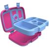 imageBentgo Kids 5Compartment LeakProof BentoStyle Lunch Box Whimsy ampamp Wonder Collection  Ideal for Ages 37 DropProof ampamp Durable Dishwasher Safe ampamp PFAS ampamp BPAFree Materials WavyRainbows and Butterflies
