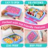 imageBentgo Kids 5Compartment LeakProof BentoStyle Lunch Box Whimsy ampamp Wonder Collection  Ideal for Ages 37 DropProof ampamp Durable Dishwasher Safe ampamp PFAS ampamp BPAFree Materials WavyRainbows and Butterflies
