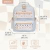 imageBentgo Kids Backpack Whimsy ampamp Wonder Collection  Lightweight 14 for School Travel ampamp Daycare  Ideal for Kids 4 Durable ampamp WaterResistant Roomy Interior Loop for Lunch Bag Checker GradientChecker Gradient