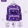 imageBentgo Kids Backpack Whimsy ampamp Wonder Collection  Lightweight 14 for School Travel ampamp Daycare  Ideal for Kids 4 Durable ampamp WaterResistant Roomy Interior Loop for Lunch Bag Checker GradientUnicorn