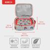 imageBentgo Kids Insulated Lunch Tote  WaterResistant Reusable Lightweight ampamp Durable Lunch Bag with Water Bottle Holder ampamp Mesh Pocket Fits Lunch Box ampamp Water Bottle  Ideal for Ages 3 RainbowTrucks