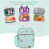 imageBentgo Kids Insulated Lunch Tote  WaterResistant Reusable Lightweight ampamp Durable Lunch Bag with Water Bottle Holder ampamp Mesh Pocket Fits Lunch Box ampamp Water Bottle  Ideal for Ages 3 RainbowPuppy