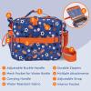 imageBentgo Kids Lunch Bag Whimsy ampamp Wonder Collection  Durable DoubleInsulated Lunch Bag for Kids 3 Holds Lunch BoxWater BottleSnacks WaterResistant Fabric ampamp Zip Pockets Starry SprinkleSports
