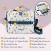 imageBentgo Kids Lunch Bag Whimsy ampamp Wonder Collection  Durable DoubleInsulated Lunch Bag for Kids 3 Holds Lunch BoxWater BottleSnacks WaterResistant Fabric ampamp Zip Pockets Starry SprinkleFriendly Skies