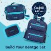 imageBentgo Kids Lunch Bag Whimsy ampamp Wonder Collection  Durable DoubleInsulated Lunch Bag for Kids 3 Holds Lunch BoxWater BottleSnacks WaterResistant Fabric ampamp Zip Pockets Starry SprinkleConfetti Edition  Abyss Blue