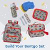 imageBentgo Kids Lunch Bag Whimsy ampamp Wonder Collection  Durable DoubleInsulated Lunch Bag for Kids 3 Holds Lunch BoxWater BottleSnacks WaterResistant Fabric ampamp Zip Pockets Starry SprinkleTrucks