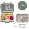 imageBentgo Kids Prints Tray with Transparent Cover  Reusable BPAFree 5Compartment Meal Prep Container with BuiltIn Portion Control for Healthy Meals At Home ampamp On the Go SafariDino Fossils
