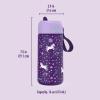 imageBentgo Kids Stainless Steel Insulated Water Bottle  LeakProof Keeps Cool for 12 Hours Durable BPAFree Dishwasher Safe 14 oz Cup for Ages 3 for SchoolSportsDaycare Rainbows ampamp ButterfliesUnicorn