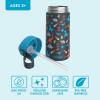 imageBentgo Kids Stainless Steel Insulated Water Bottle  LeakProof Keeps Cool for 12 Hours Durable BPAFree Dishwasher Safe 14 oz Cup for Ages 3 for SchoolSportsDaycare Rainbows ampamp ButterfliesDinosaur