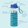 imageBentgo Kids Stainless Steel Insulated Water Bottle  LeakProof Keeps Cool for 12 Hours Durable BPAFree Dishwasher Safe 14 oz Cup for Ages 3 for SchoolSportsDaycare Rainbows ampamp ButterfliesSharks