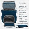 imageBentgo Prep Deluxe Insulated Multimeal Bag  Lunch Box Bag Holds 5 Meals Premium Insulation up to 8 Hrs Durable WaterResistant  Large Capacity For Adult Meal Prep White MarbleNavy Blue