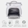 imageBentgo Prep Deluxe Insulated Multimeal Bag  Lunch Box Bag Holds 5 Meals Premium Insulation up to 8 Hrs Durable WaterResistant  Large Capacity For Adult Meal Prep White MarbleWhite Marble
