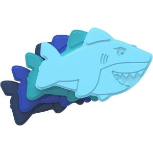 imageBentgo Buddies Reusable Ice Packs  Slim for Lunch Boxes Bags and Coolers Multicolored 4Pack UnicornShark