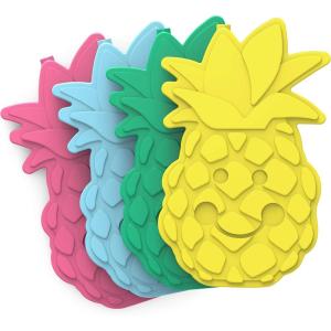 imageBentgo Buddies Reusable Ice Packs  Slim for Lunch Boxes Bags and Coolers Multicolored 4Pack UnicornTropical