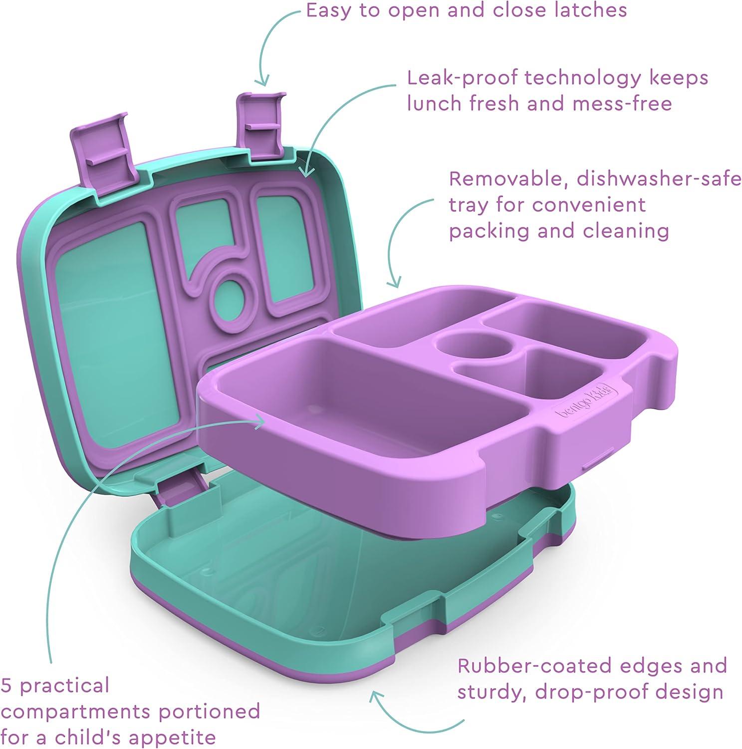 imageBentgo 2in1 Backpack ampamp Insulated Lunch Bag Set With Kids Prints Lunch Box Mermaid Scales