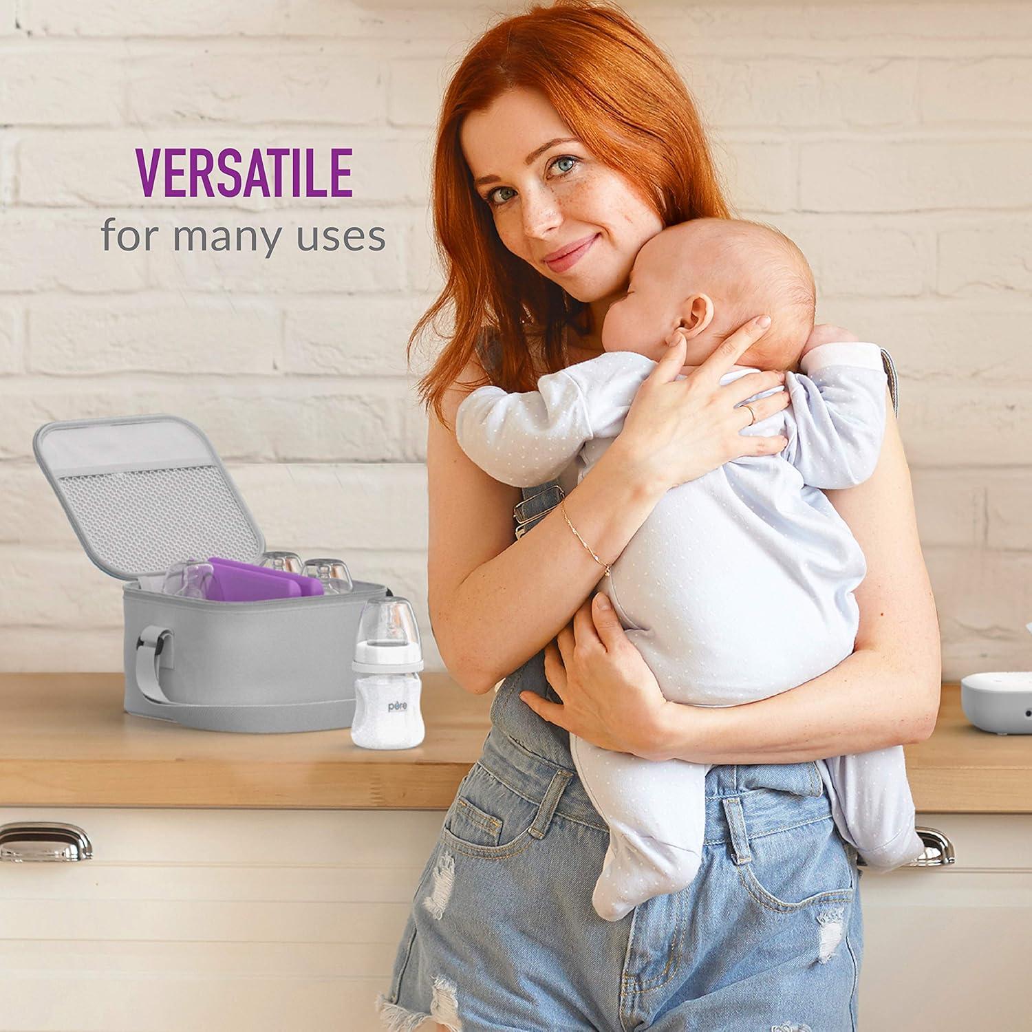 imageBentgo Ice Lunch Chillers  UltraThin Ice Packs Perfect for Everyday Use in Lunch Bags Lunch Boxes and Coolers  4 Pack BluePurple