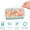 imageBentgo 20Piece Lightweight Durable Reusable BPAFree 1Compartment Containers  Microwave Freezer Dishwasher Safe  Blush PinkMint
