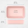 imageBentgo 20Piece Lightweight Durable Reusable BPAFree 1Compartment Containers  Microwave Freezer Dishwasher Safe  Blush PinkPeony Glitter