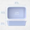 imageBentgo 20Piece Lightweight Durable Reusable BPAFree 1Compartment Containers  Microwave Freezer Dishwasher Safe  Blush PinkPeriwinkle